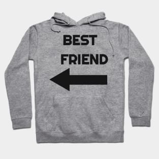 Best Friends with Arrow (right side) Hoodie